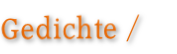 Gedichte